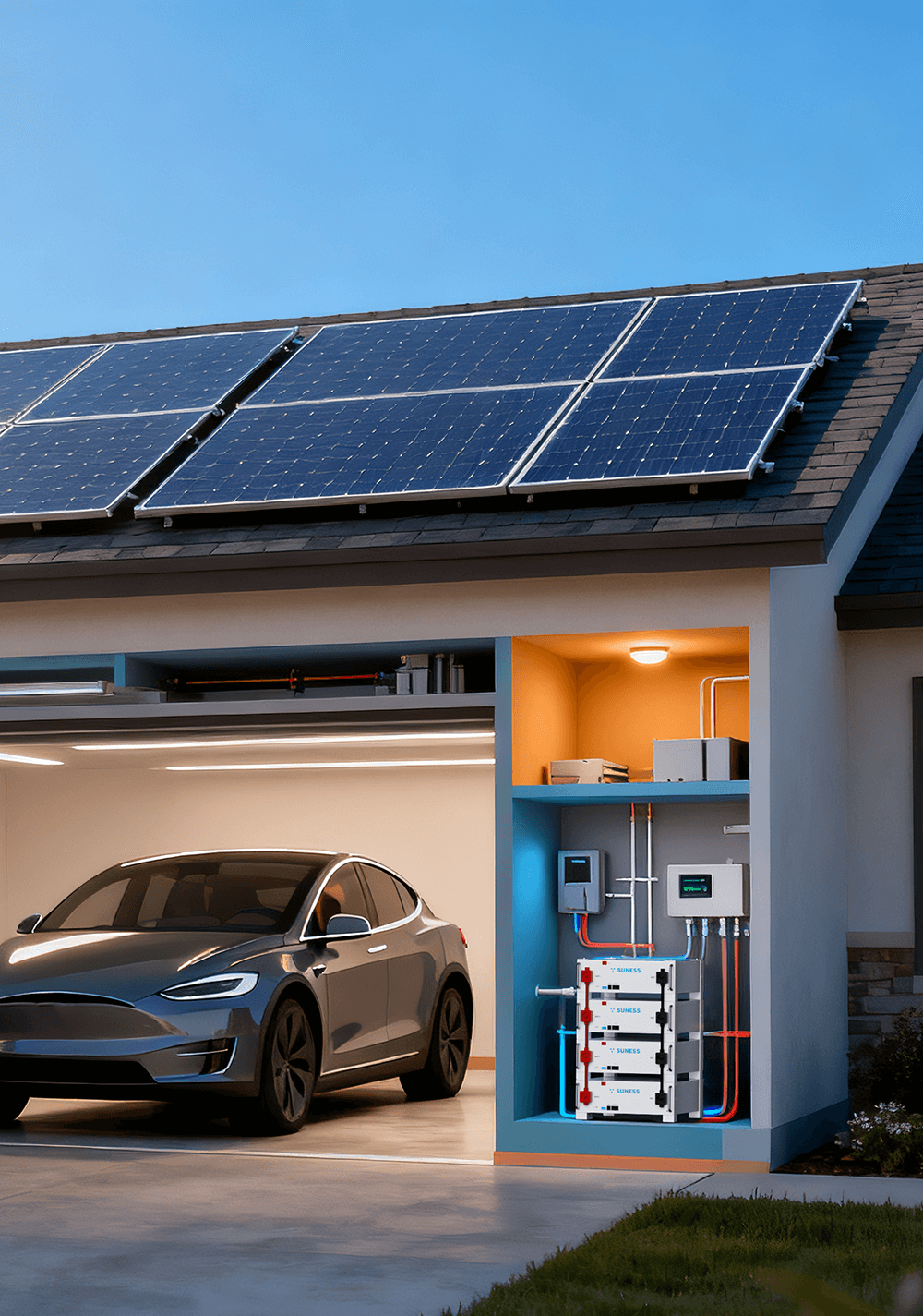 EC-MIN5.12 51.2V 5.12KWH | ဆိုလာဘက်ထရီ | 8000 Cycle Times