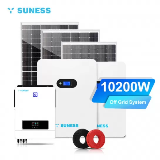 10KW စနစ်| LiFePO4 ဘက်ထရီ | ဆိုလာ အင်ဗာတာ