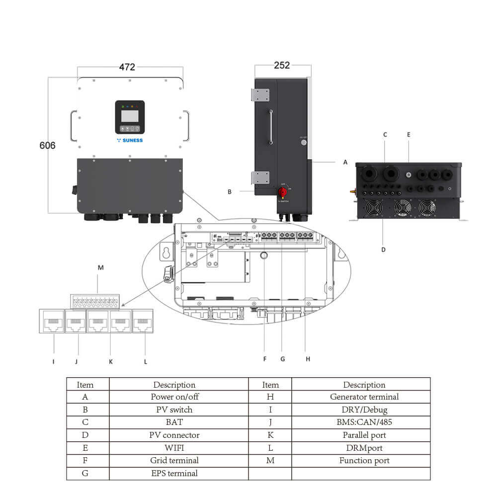 EH-16KL1 16KW| အဆင့်တစ် | ဟိုက်ဘရစ် အင်ဗာတာ