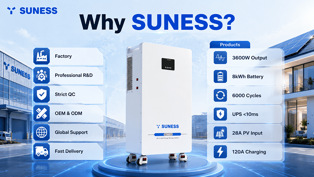 SUN 3600 3.6kW | 8kWh | 220/230/240VAC